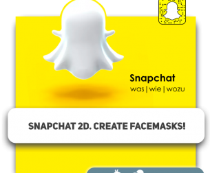 Snapchat 2D. Create facemasks! - Programming for children in Plantation